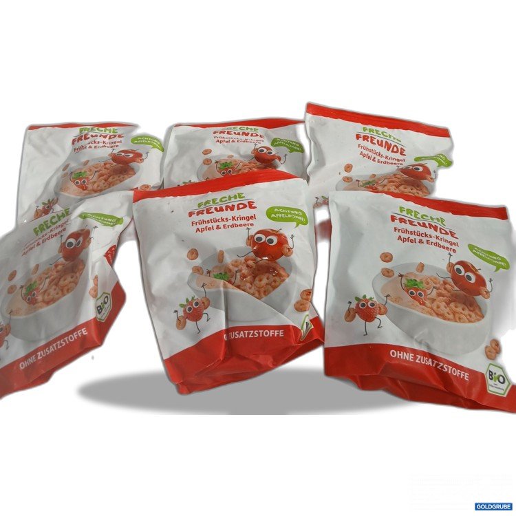 Artikel Nr. 950894: Freche Freunde Früchstücks-Kringel Apfel & Erdbeere je 125g