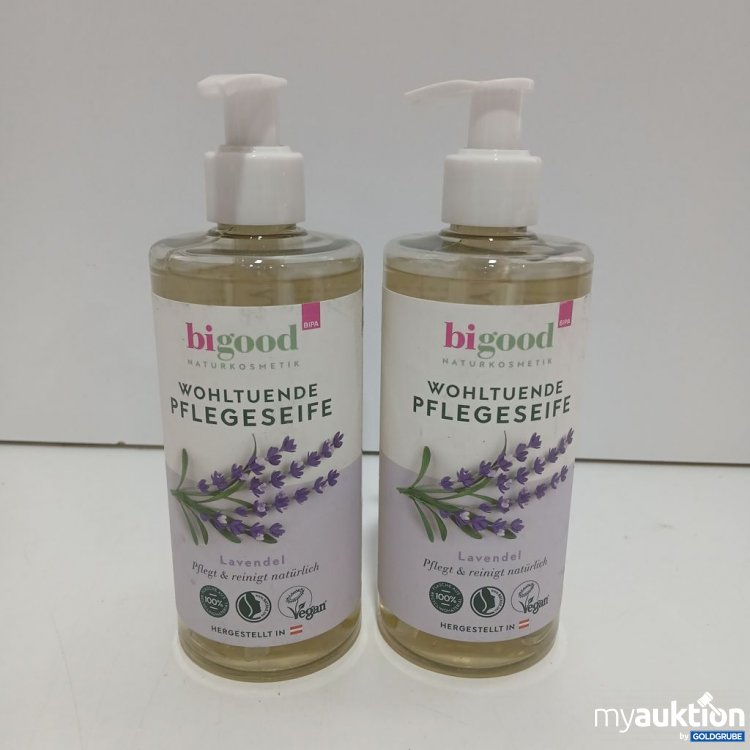 Artikel Nr. 959894: bigood Wohltuende Pflege-Seife Lavendel 2x300 ml