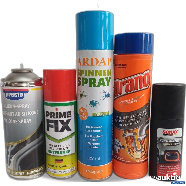 Artikel Nr. 981894: Diverse angebrauchte Haushaltssprays