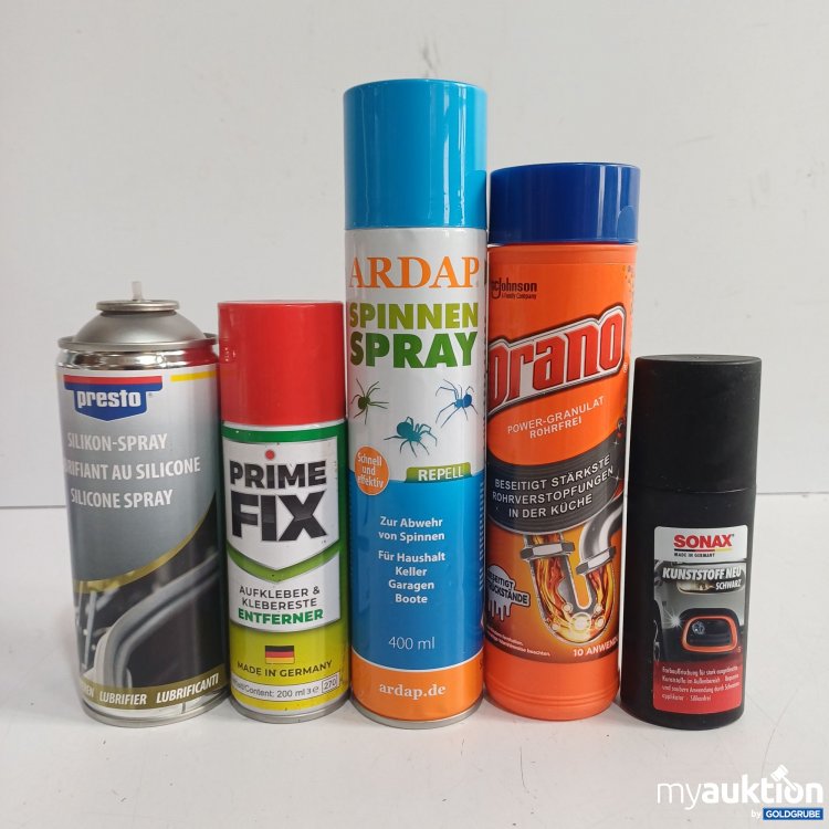 Artikel Nr. 981894: Diverse angebrauchte Haushaltssprays