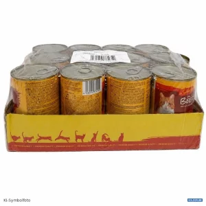 Artikel 470894: 12x415g Katzenfutter Rind in Sauce