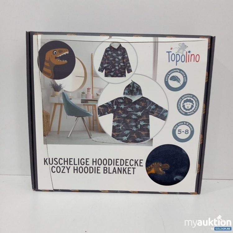 Artikel Nr. 825895: Topolino kuschelige Hoodiedecke Dinosaurier 