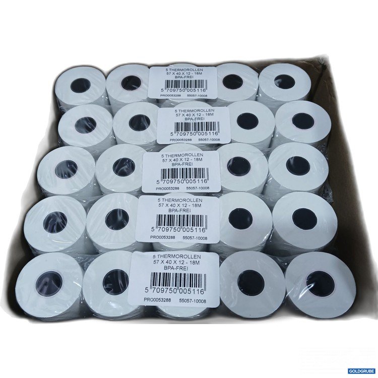 Artikel Nr. 961895: Thermorollen 10x5 Stück 57x40x12mm