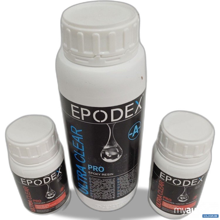 Artikel Nr. 968895: EPODEXUltra Clear 1kg  -A-2x EPODEX Hard-B-ener Härter Durcisseur