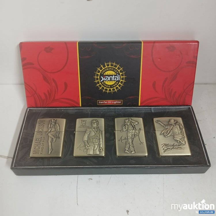 Artikel Nr. 874896: JianTai Oil Lighter 4 Stück "Michael Jackson"