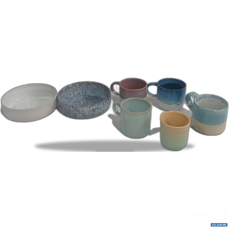 Artikel Nr. 956896: Mino Keramik Geschirr 2x Müslischale 4xTassen 1xBecher 