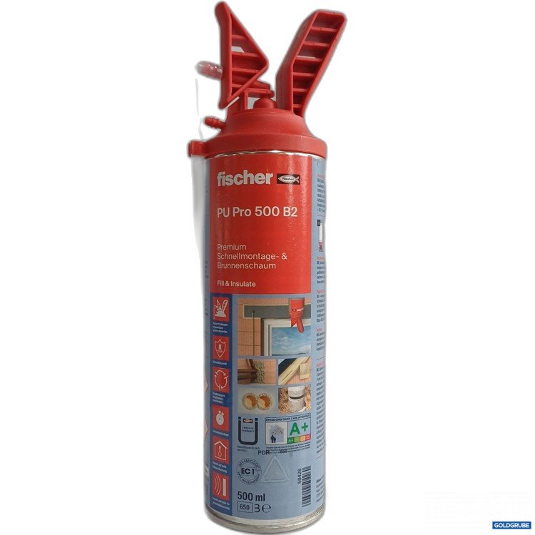 Artikel Nr. 981896: fischer Premium Schnellmontage- & Brunnenschaum PU Pro 500 B2, 500ml