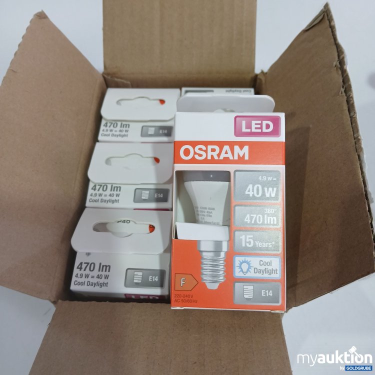 Artikel Nr. 439897 Artikel Nr. 439897: Osram Glühbirne 470 lm 40W 6x