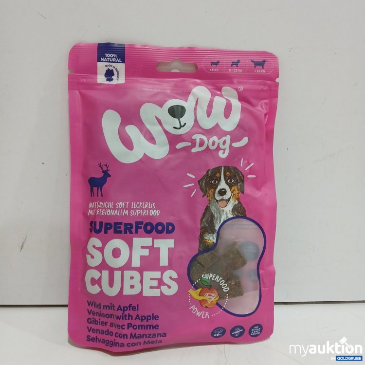 Artikel Nr. 470897: Wow Dog 150g Soft Cubes Wild mit Apfel Hundeleckerli