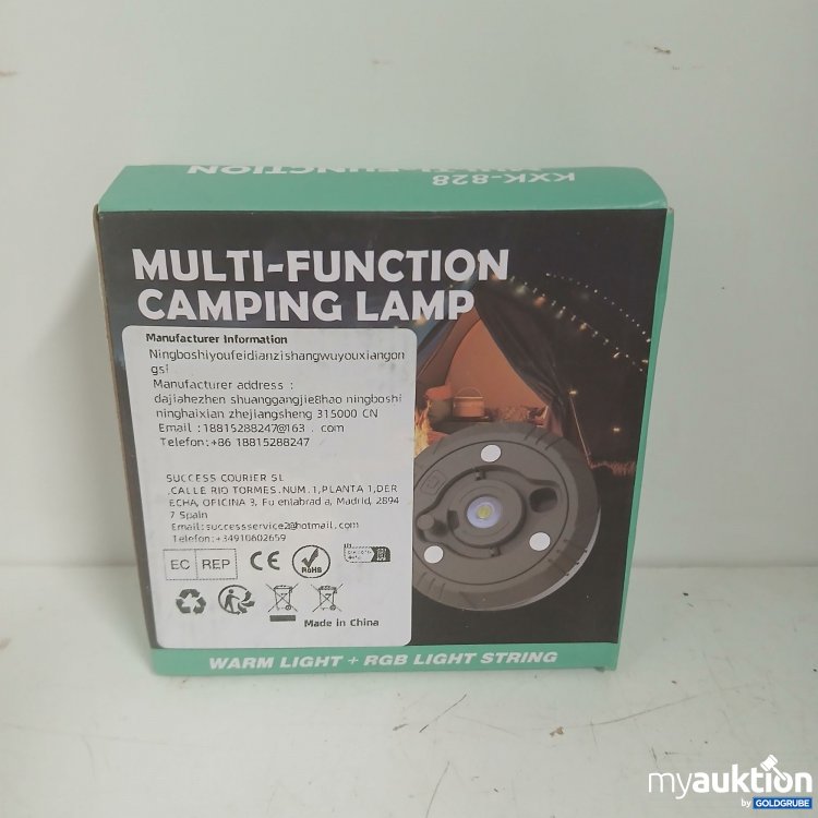 Artikel Nr. 875897 Artikel Nr. 875897: Multi-Function Camping Lamp KXK-828