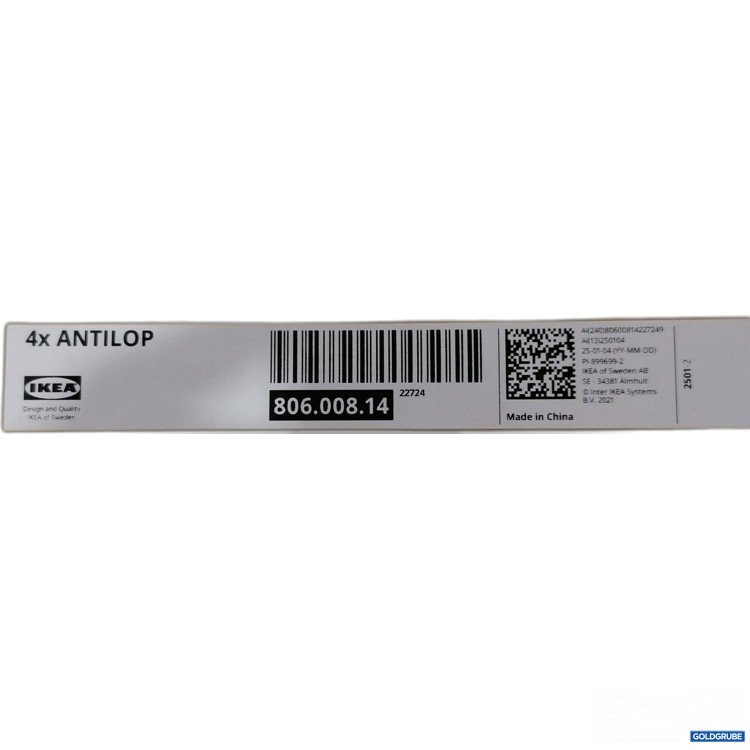 Artikel Nr. 890897: Ikea Antilopfüße 806.008.14 4Stk