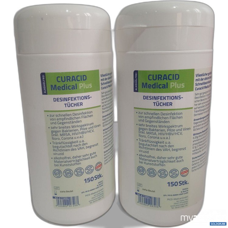 Artikel Nr. 969897 Artikel Nr. 969897: Curacid Medical Plus Desinfektionstücher je 150Stk