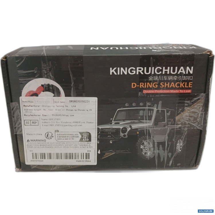 Artikel Nr. 971897: Kingruichuan D-Ring Shackle 3/4" D-R NG Shackle*2 + Insolator 2+Washers*4 