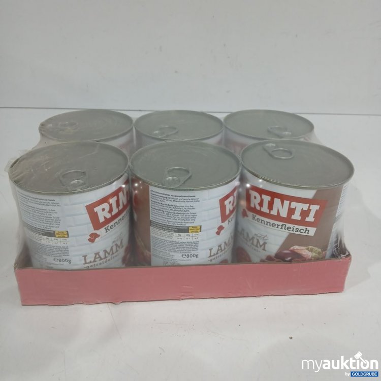 Artikel Nr. 973897: Rinti Kennerfleisch Lamm 6x800 g