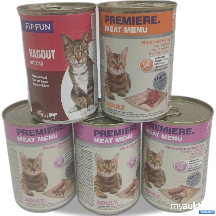 Artikel Nr. 984897: Diverses Katzenfutter 4x400g 1x415g