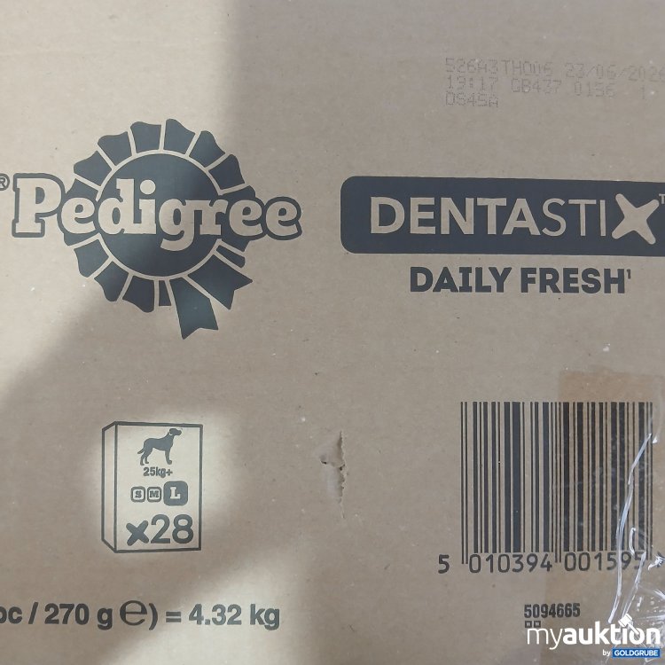 Artikel Nr. 991897: Pedigree Denstastix Daily Fresh 4×4 (7 Stück zu je 270g )