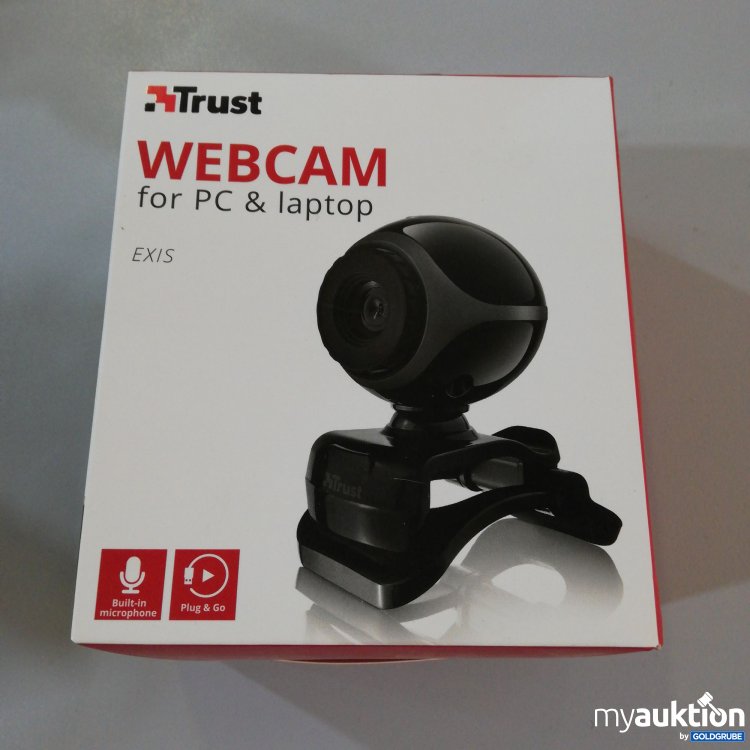 Artikel Nr. 423898: Trust Webcam for PC&Laptop Exis 