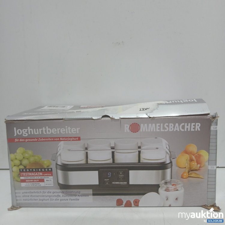 Artikel Nr. 443898: Rommelsbacher Joghurtbereiter JG 40 schwarz/Edelstahl 220-240V~40W
Nr. LPNHe061606920