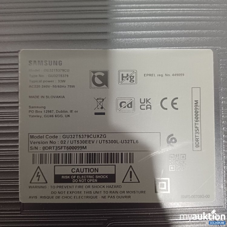 Artikel Nr. 446898: Samsung TV GU32T5379CU