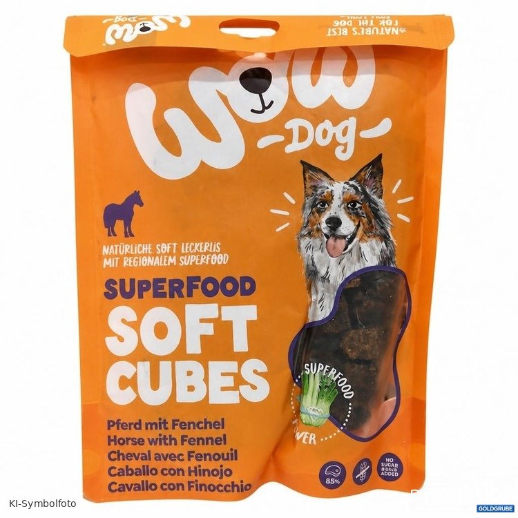 Artikel Nr. 470898: Wow Dog 150g Soft Cubes Pferd mit Fenchel
