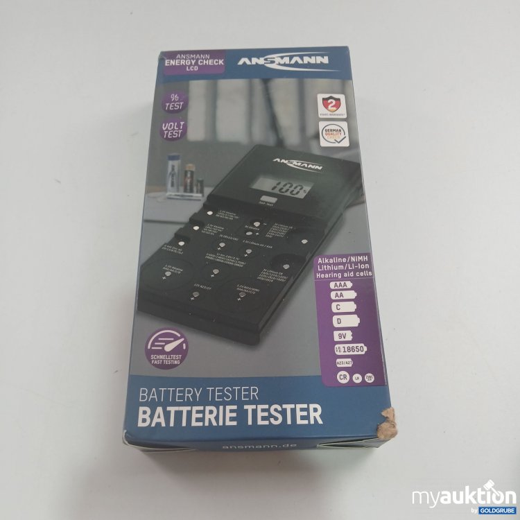 Artikel Nr. 826898 Artikel Nr. 826898: Ansmann Battery Tester
