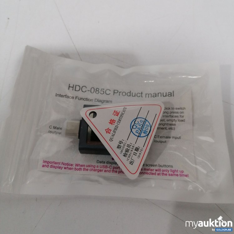 Artikel Nr. 856898 Artikel Nr. 856898: HDC 085C Adapter