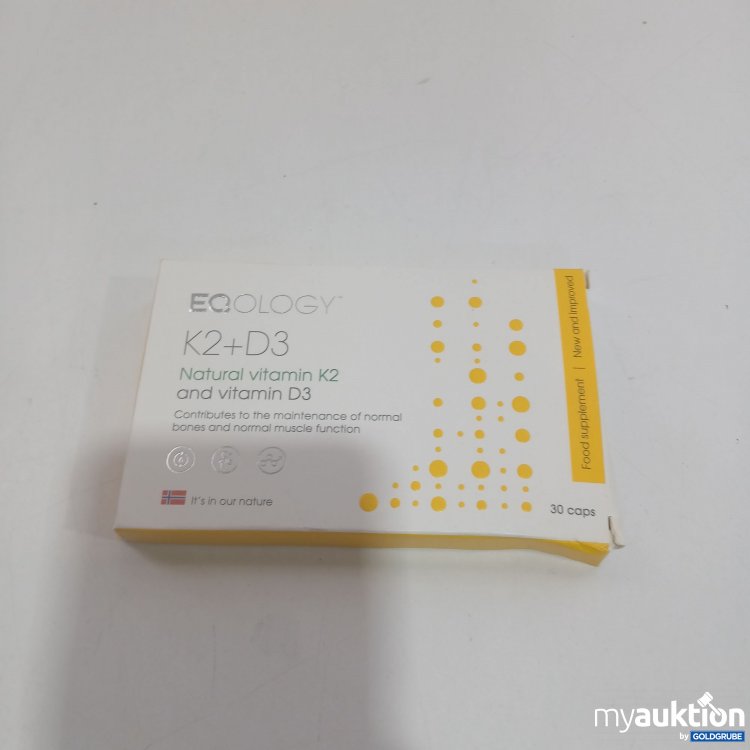 Artikel Nr. 867898 Artikel Nr. 867898: EqOlogy K2+D3 30 Kapseln