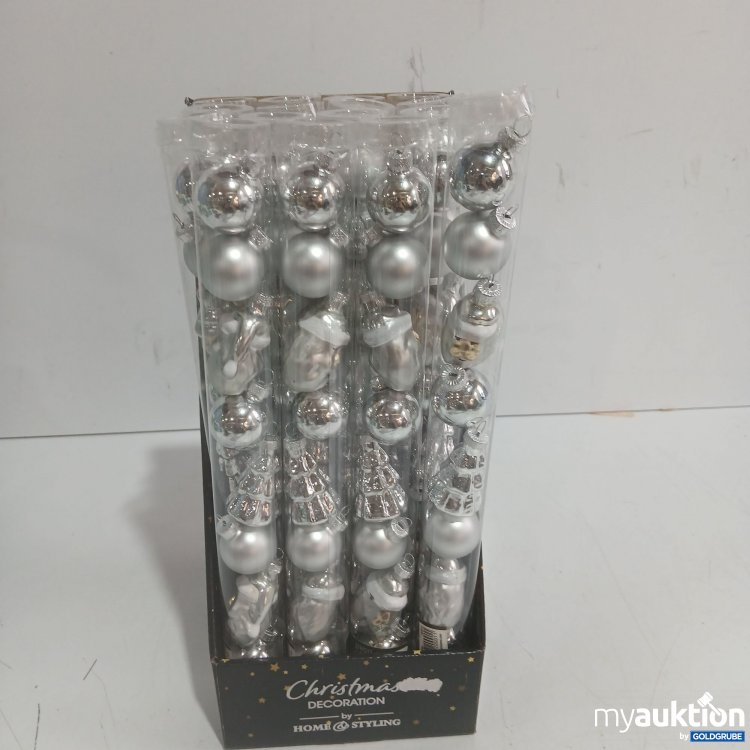 Artikel Nr. 939898 Artikel Nr. 939898: Christmas Decoration Real Glass 16x9Stk silber