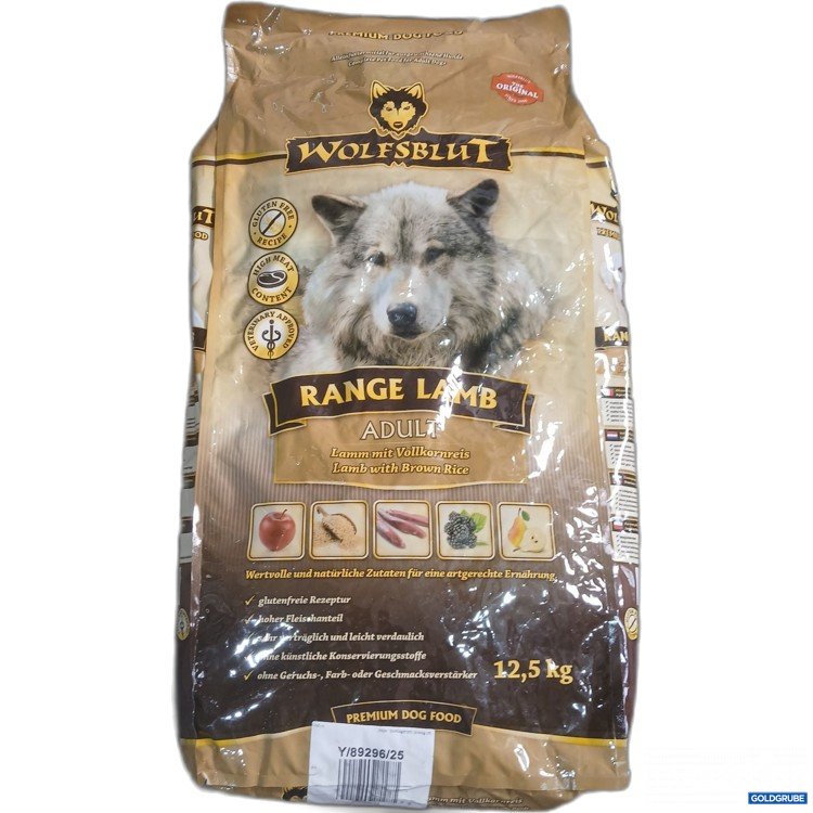 Artikel Nr. 990898: Wolfsblut Range Lamb adult Hundefutter Lamm mit Vollkornreis 12,5kg 