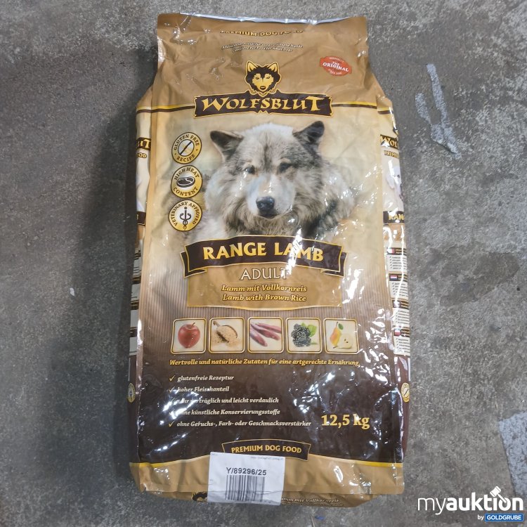 Artikel Nr. 990898: Wolfsblut Range Lamb adult Hundefutter Lamm mit Vollkornreis 12,5kg 