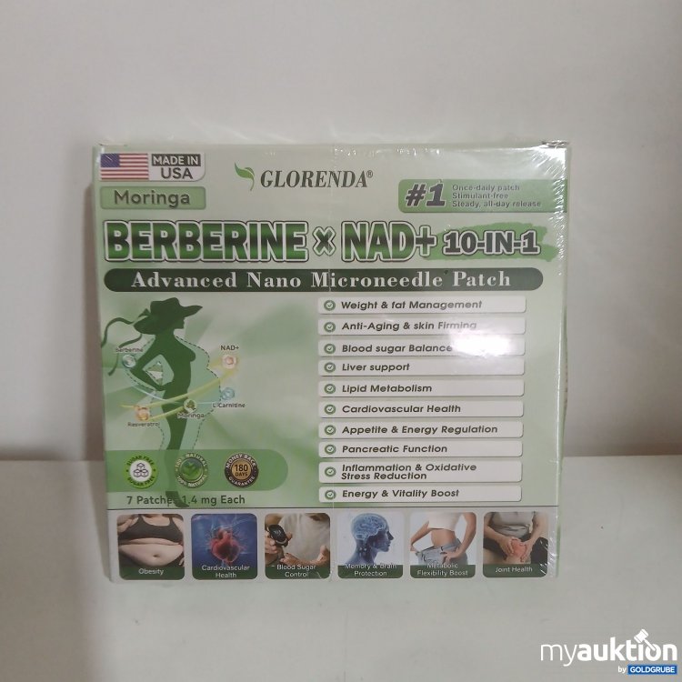 Artikel Nr. 994898 Artikel Nr. 994898: Moringa Berberine x Nad 10 in 1 Nano Microneedle Patch