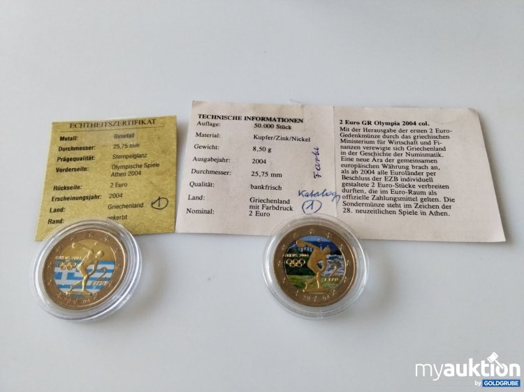 Artikel Nr. 393899 Artikel Nr. 393899: 2 Euro Gedenkmünze "olympische Spiele"