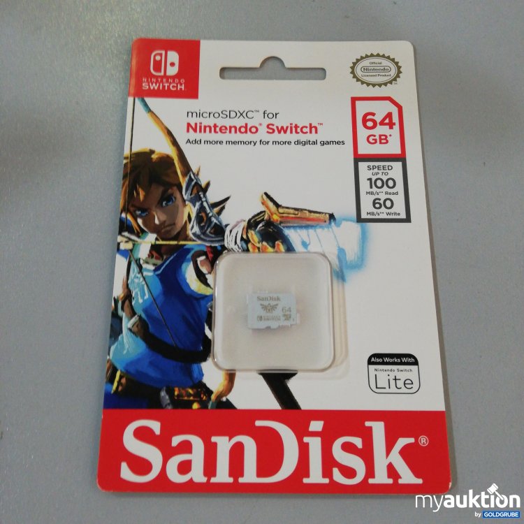 Artikel Nr. 423899: Nintendo Switch Micro SDXC 64GB SanDisk