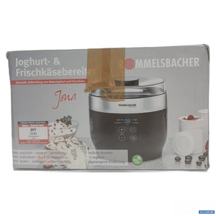Artikel Nr. 443899: Rommelsbacher Joghurt- & Frischkäsebereiter Jona schwarz/Edelstahl 40V~50-60Hz 20W