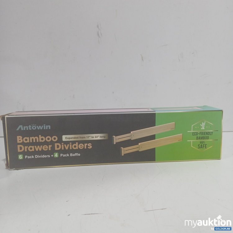Artikel Nr. 468899 Artikel Nr. 468899: Antowin Bamboo Drawer Dividers 6 Pack + 4 Baffle from 17