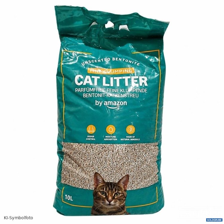 Artikel Nr. 470899: amazon 10L Cat Litter parfümfreie feine klumpende Bentonit-Katzenstreu