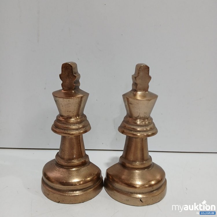 Artikel Nr. 478899 Artikel Nr. 478899: 2x Schachfigur König Metall goldfarben