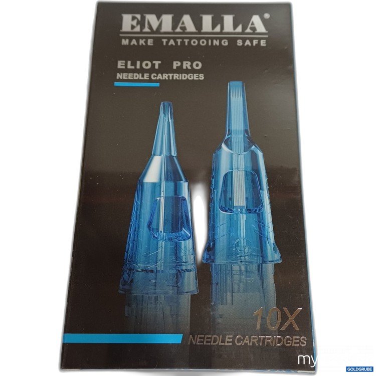 Artikel Nr. 960899: Emalla make Tattooing Safe Eliot Pro 10x needle Cartridges 0,35mm Diameter Taper:3,5mm 