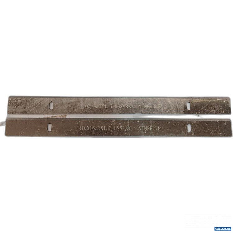 Artikel Nr. 963899: NINEHOLE Edelstahlblech 210x16.5x1.5 mm