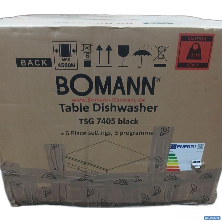Artikel Nr. 970899 Artikel Nr. 970899: Bomann Tisch-Geschirrspüler TSG 7405 Schwarz