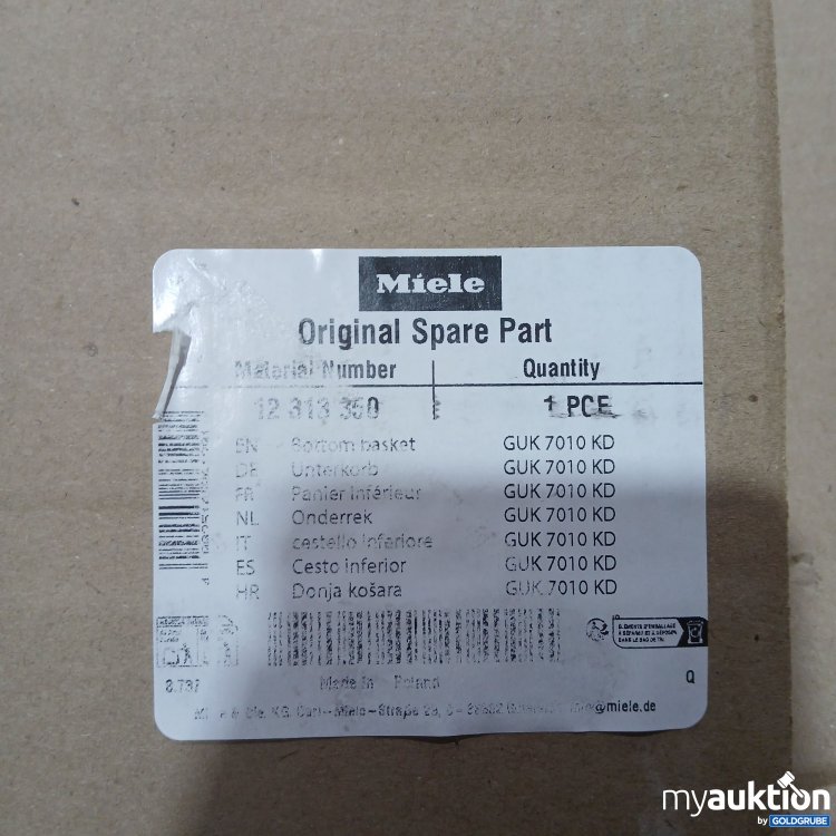 Artikel Nr. 978899: Miele Unterkorb 12313350 