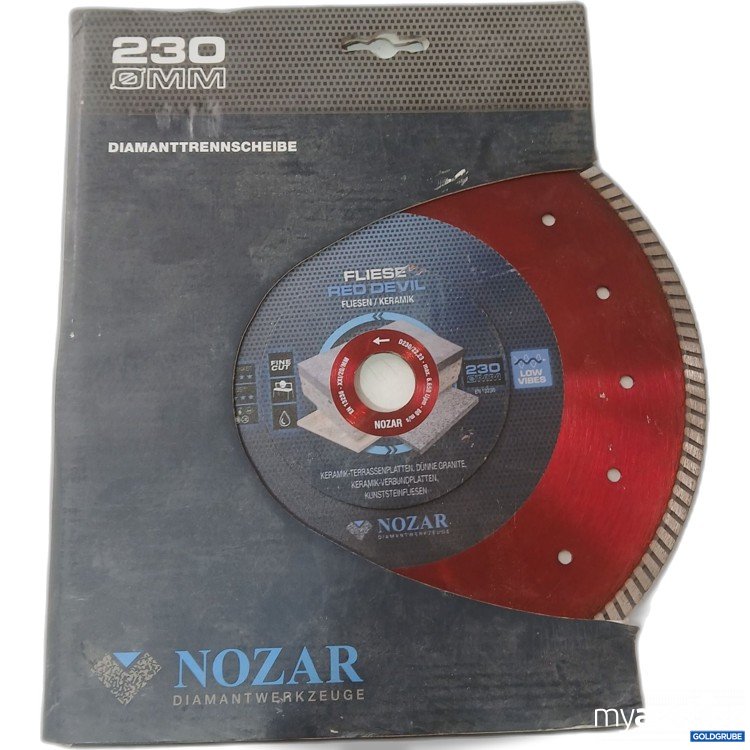 Artikel Nr. 982899 Artikel Nr. 982899: Nozar Red Devil Fliesen/Keramik Diamanttrennscheibe, ca 230mm Durchmesser