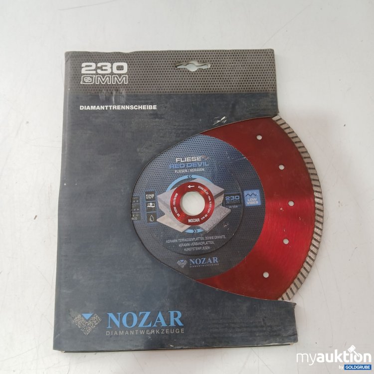 Artikel Nr. 982899 Artikel Nr. 982899: Nozar Red Devil Fliesen/Keramik Diamanttrennscheibe, ca 230mm Durchmesser
