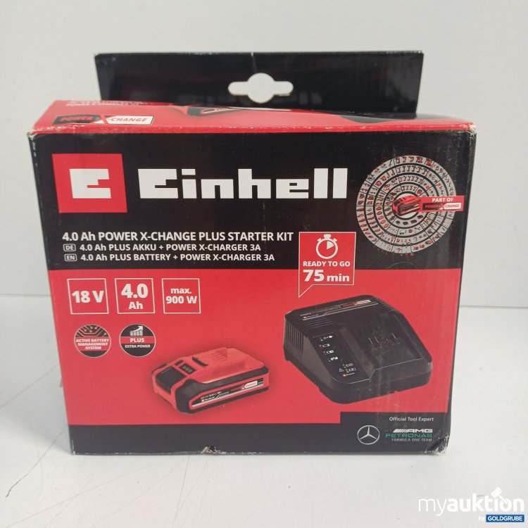 Artikel Nr. 987899 Artikel Nr. 987899: Einhell 4.0Ah Power X-Change Plus Starter Kit