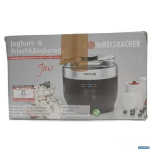 Artikel 443899: Rommelsbacher Joghurt- & Frischkäsebereiter Jona schwarz/Edelstahl 40V~50-60Hz 20W