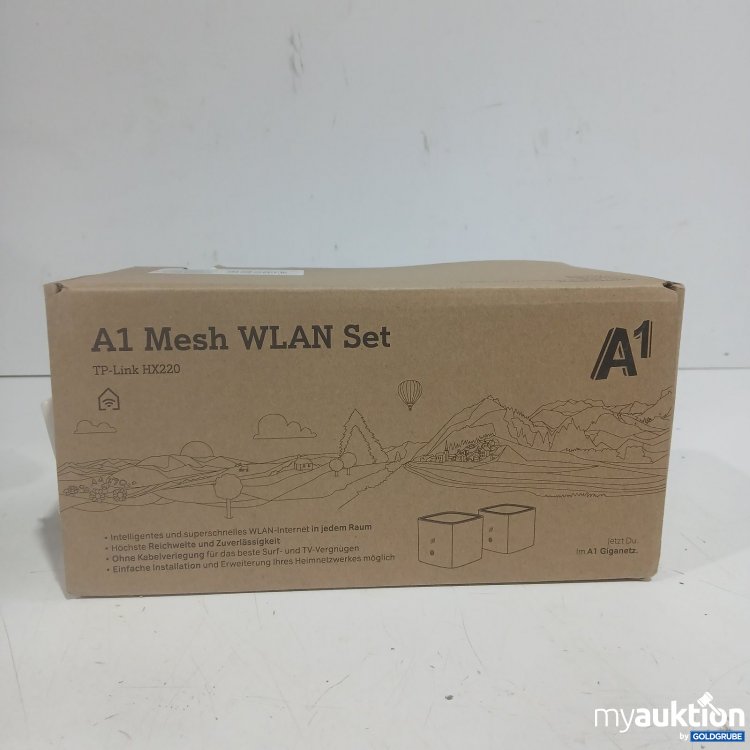 Artikel Nr. 468900 Artikel Nr. 468900: A1 Mesh WLAN Set TP-Link HX220 2-pack