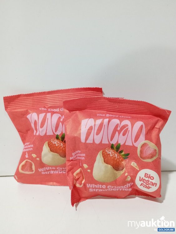 Artikel Nr. 471900 Artikel Nr. 471900: Nucao White Crunchy Strawberries 2 x 50g
