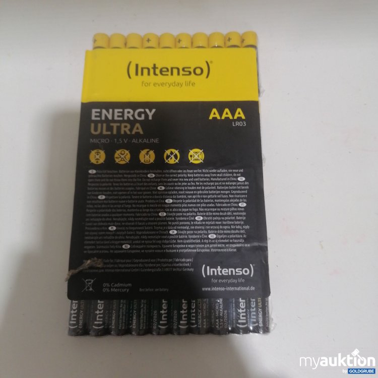 Artikel Nr. 768900 Artikel Nr. 768900: Intenso Energy Ultra AAA Batterien 40 Stück