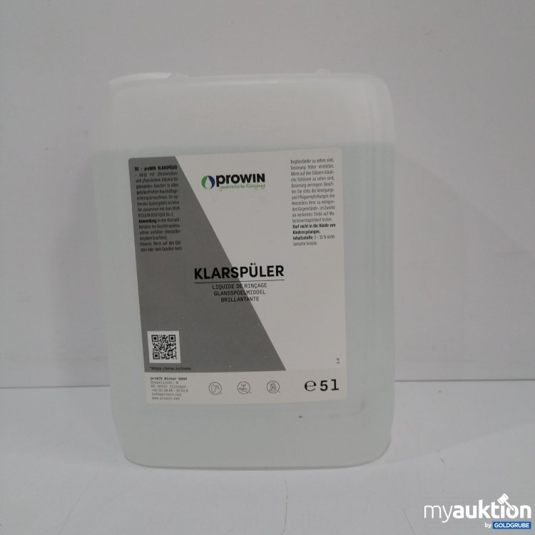 Artikel Nr. 847900: Prowin Klarspüler 5L