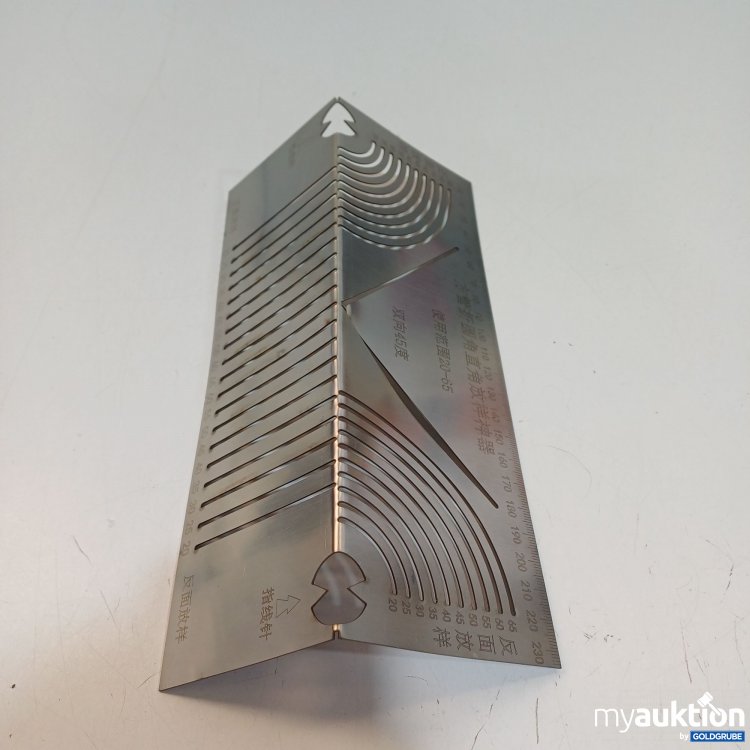 Artikel Nr. 894900: Winkel- und Bogenmarkierung aus Edelstahl